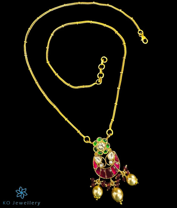 The Bimala Silver Kundan Necklace