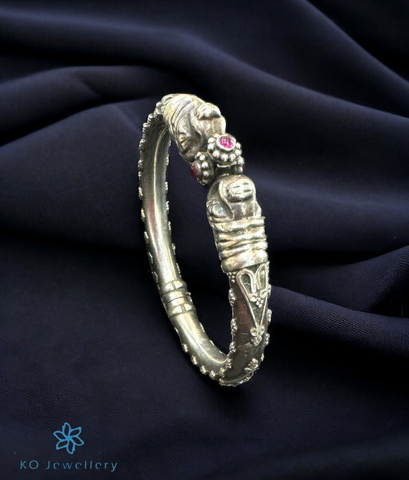 The Sigi Silver Peacock Bracelet
