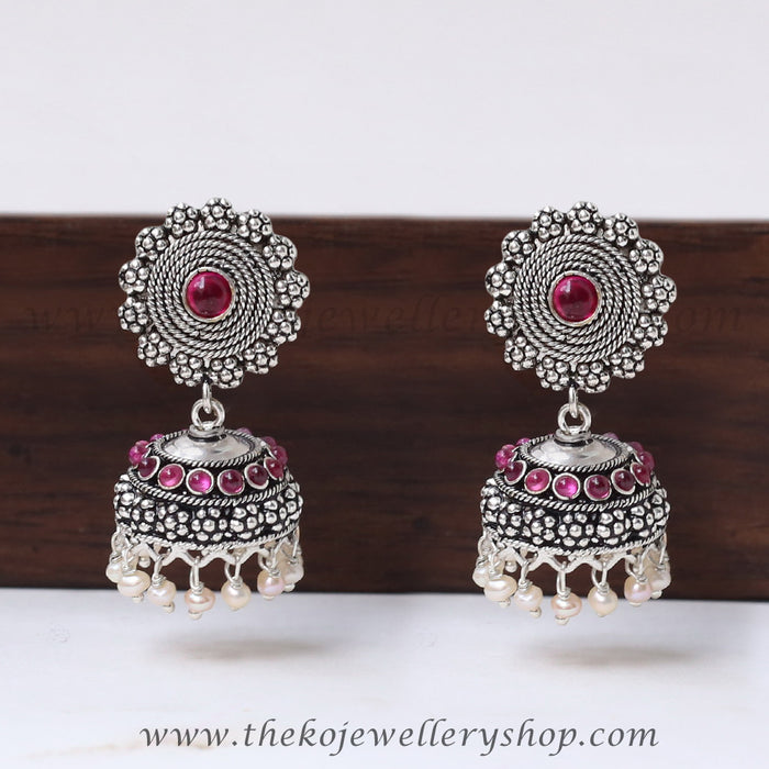 Shop online for 925 silver jhumka for women