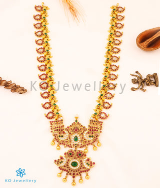 The Chandravadana Silver Mango Makarakanti Necklace