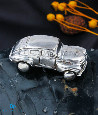 The Silver Antique Car Statuette