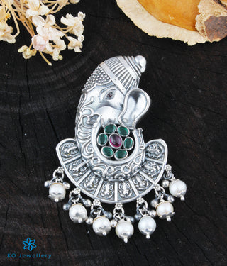 The Vighnaharta Silver Ganesha Pendant