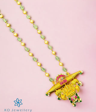 The Sarmaya Silver Kundan Lakshmi Necklace