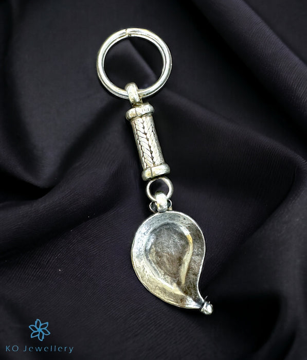The Rutva Antique Silver Key Chain