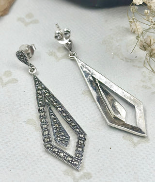 The Silver Marcasite Earrings