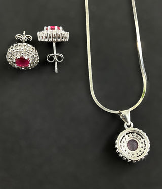 The Fina Silver Pendant Set