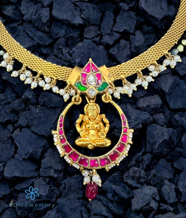 The Anju Lakshmi Silver Necklace & Earrings
