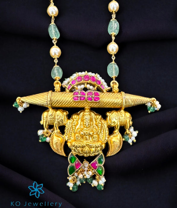 The Sarmaya Silver Kundan Lakshmi Necklace