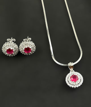 The Fina Silver Pendant Set