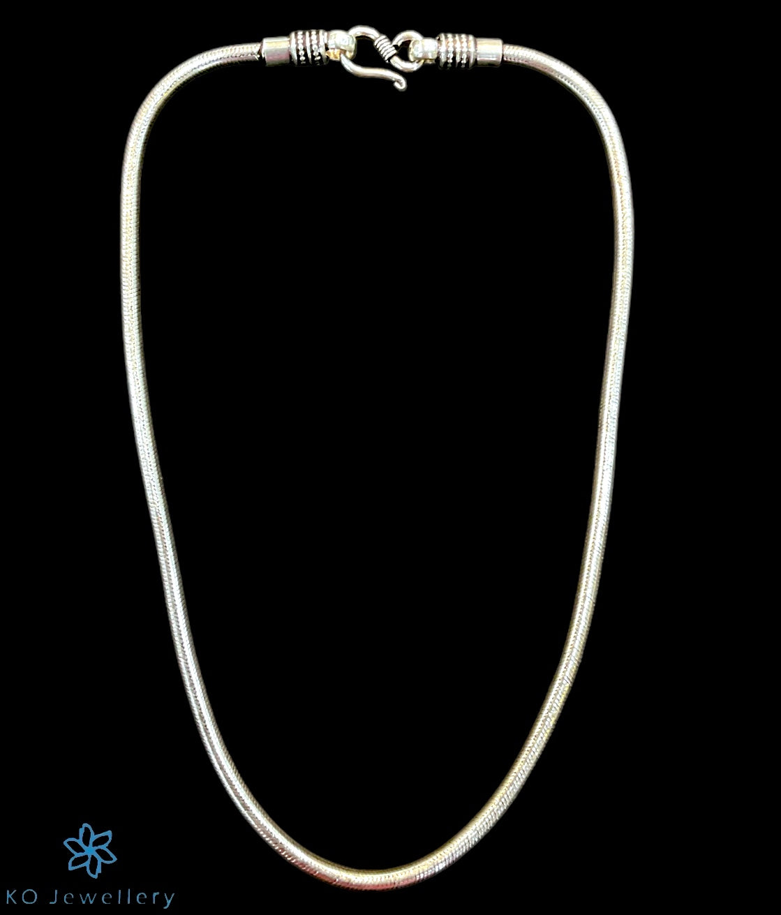 The Rudr Thick Silver Rope Chain- buy Pure Silver chains for KO Jewellery