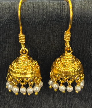 The Rohini Silver Hook Jhumka (Small)