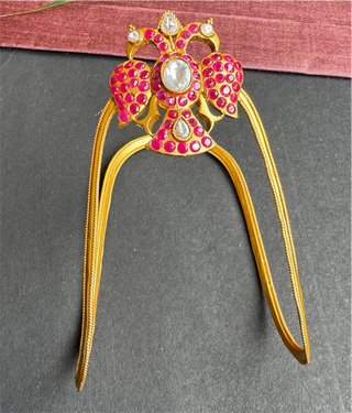 The Anvika Heritage Silver Gandaberunda Vanki / Bajuband