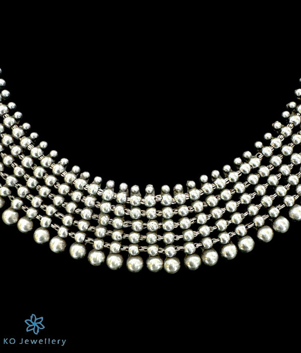 The Abani Antique Silver Necklace Necklace & Earrings