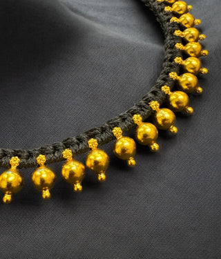 The Payal Silver Choker Necklace
