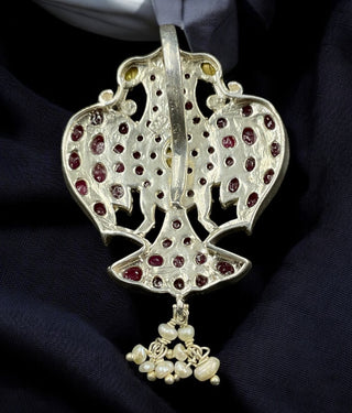The Rudhira Gandaberunda Silver Pendant (Oxidised)