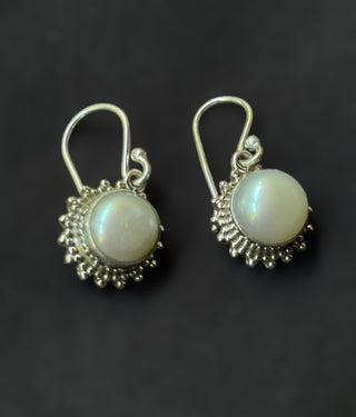 The Asmi Silver Gemstone Earrings