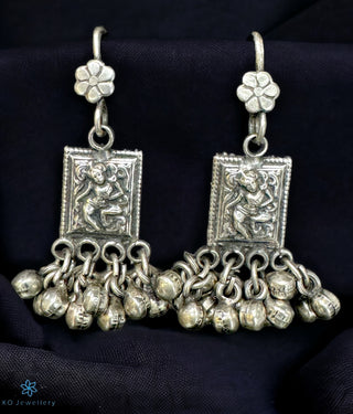 The Veda Silver Earrings
