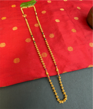 The Veda Silver Tulsi-mala Kemp Chain