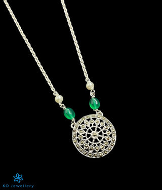 The Manika Silver Marcasite Necklace