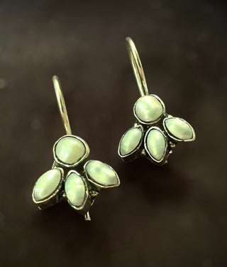 The Gitika Silver Gemstone Earrings (Pearl)