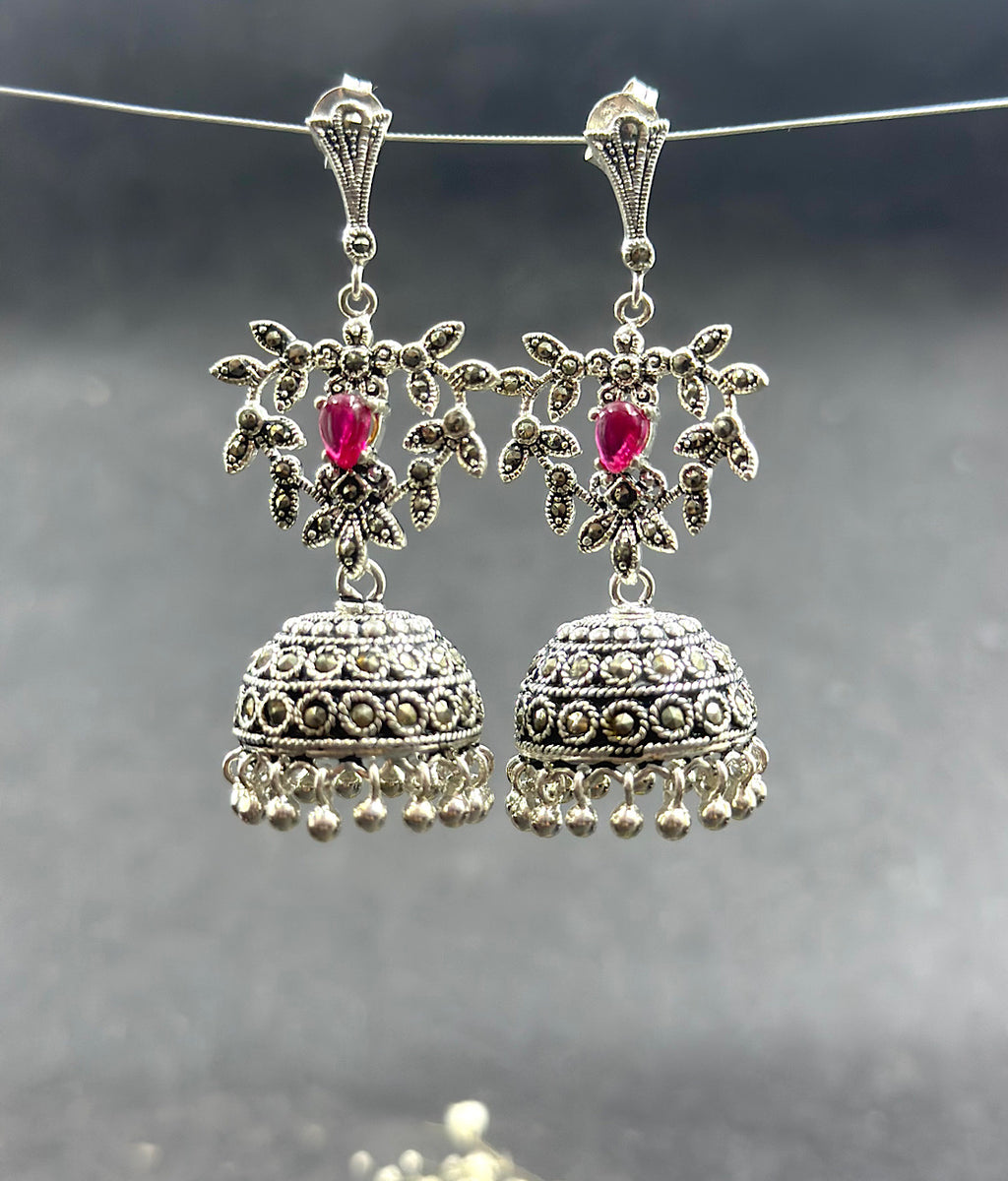 Silver jhumkas online shopping India - Silver jewellers since 1995 — KO ...