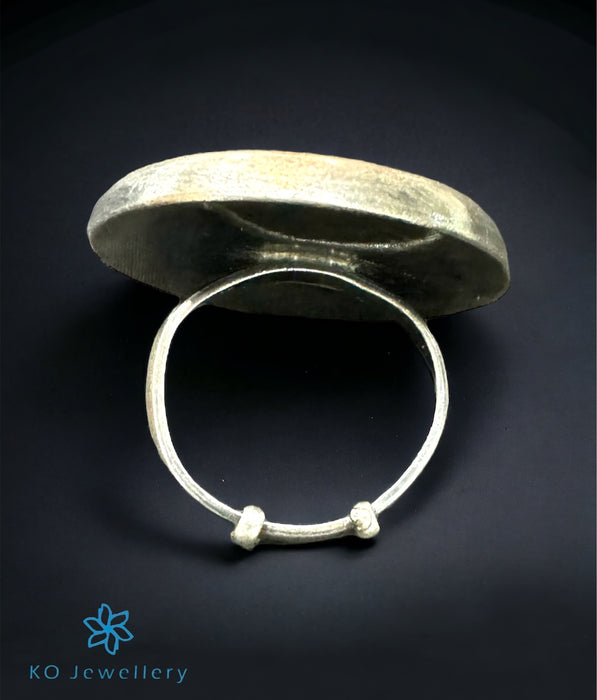 The Mandala Silver Antique Finger Ring