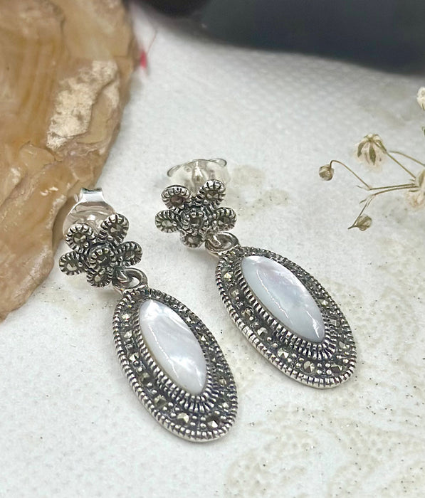 Buy Lucky Brand Mother Of Pearl Drop Earrings at Ubuy India