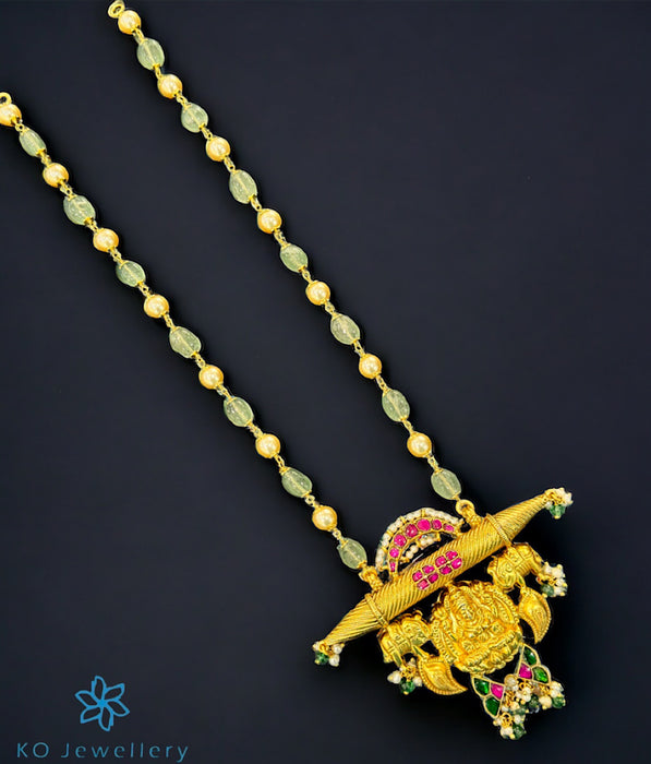 The Sarmaya Silver Kundan Lakshmi Necklace
