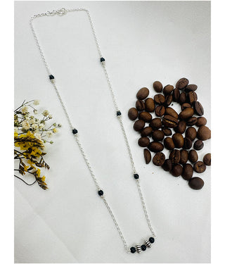 The Silver Beads Necklace/ Mangalsutra
