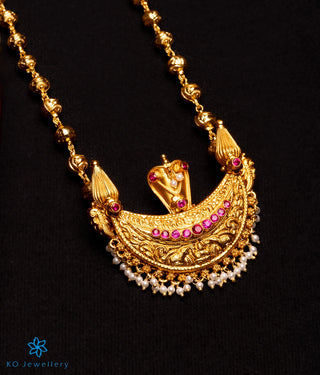 The Pushpita Kokkethathi Silver Kodava Necklace