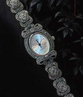 The Stunning 925 Silver Marcasite Watch