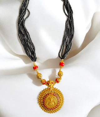 The Kaveri Silver Pathak Jomaale Necklace