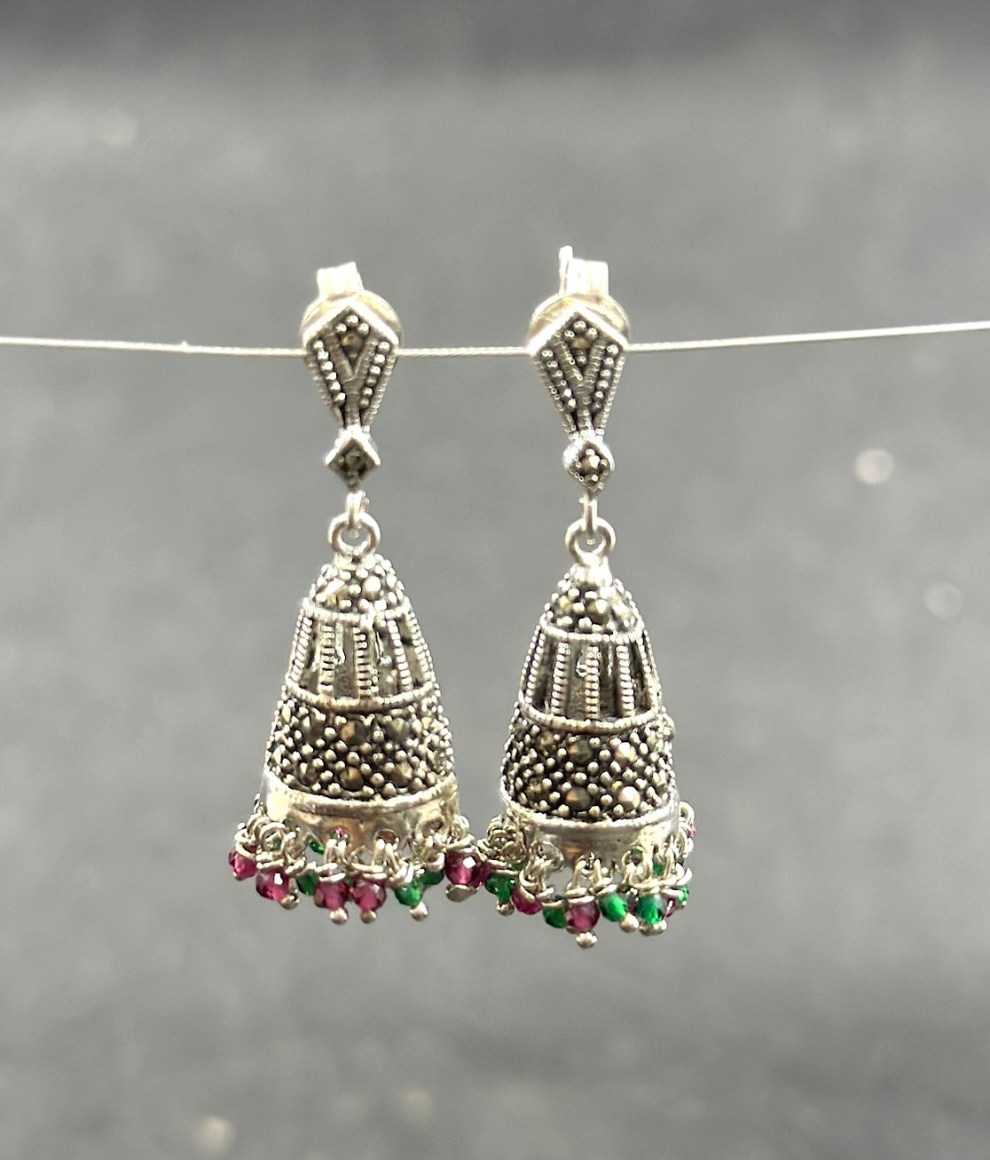 Silver jhumkas online shopping India - Silver jewellers since 1995 — KO ...