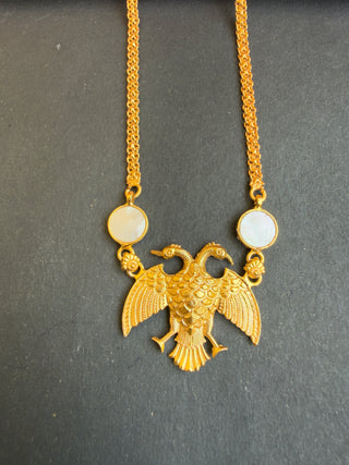 The Srihita Silver Gandaberunda Necklace & Earrings