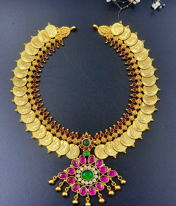 The Kemp Laxmi Kasu-malai Necklace