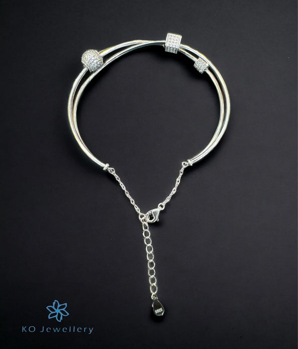 The Zigzag Silver Adjustable Bracelet