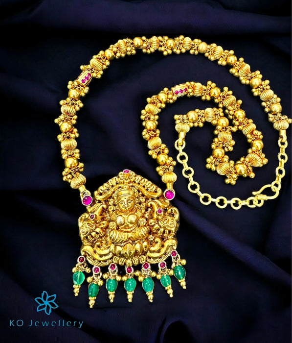 The Vikriti Silver Lakshmi Nakkasi Necklace