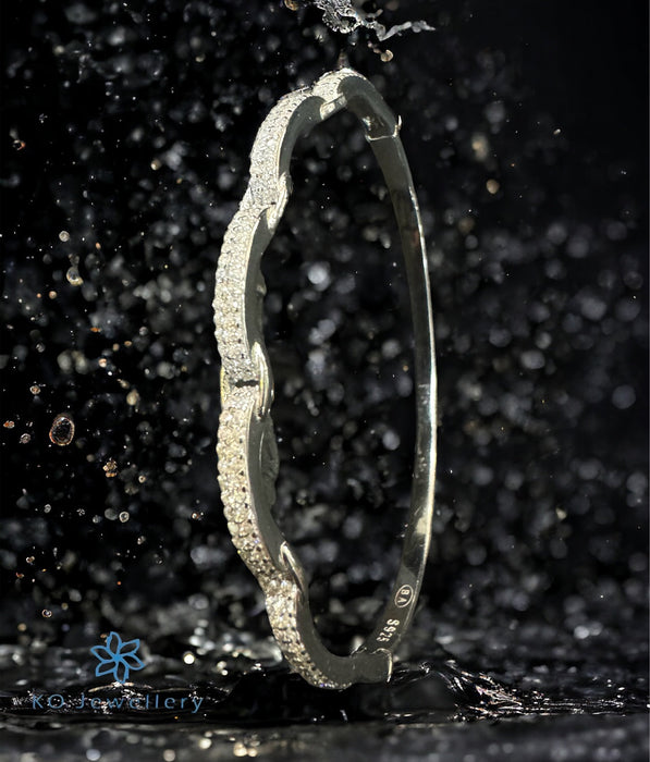 The Misty Silver Openable Bracelet