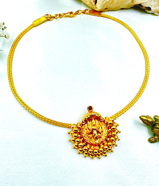 The Nagara Lakshmi Silver Necklace