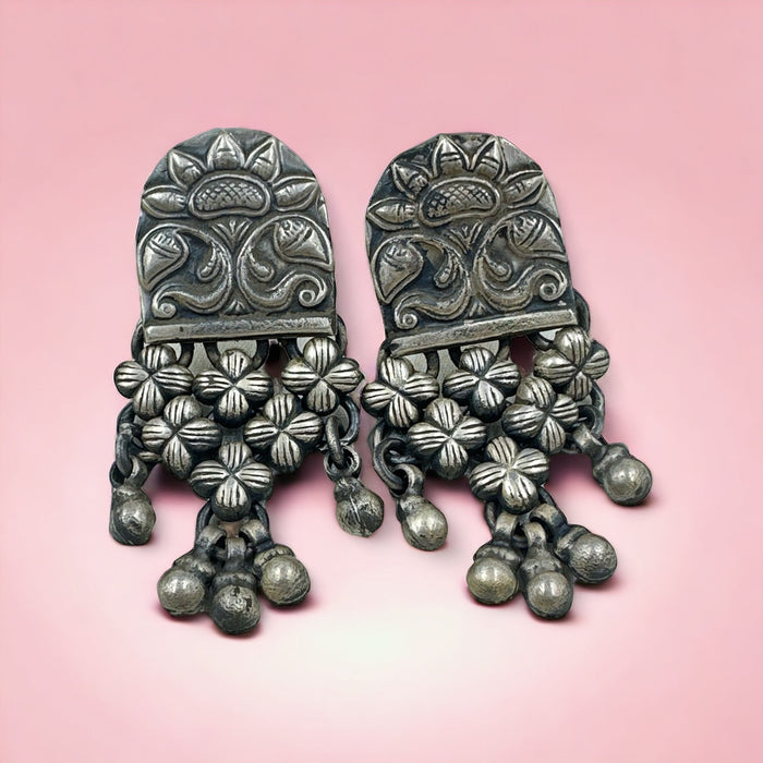 The Yadavi Silver Earrings