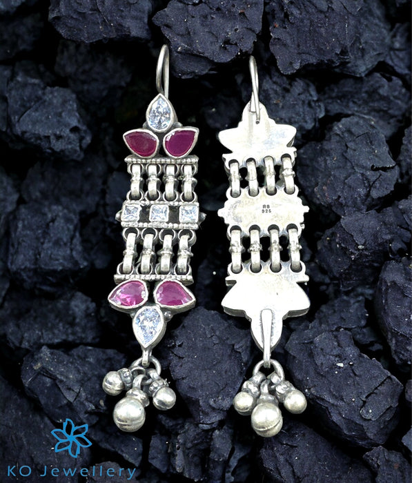 The Richa Silver Gemstone Earrings