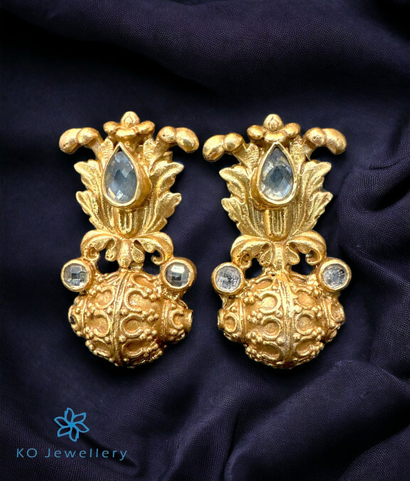 The Silver Kundan Earrings