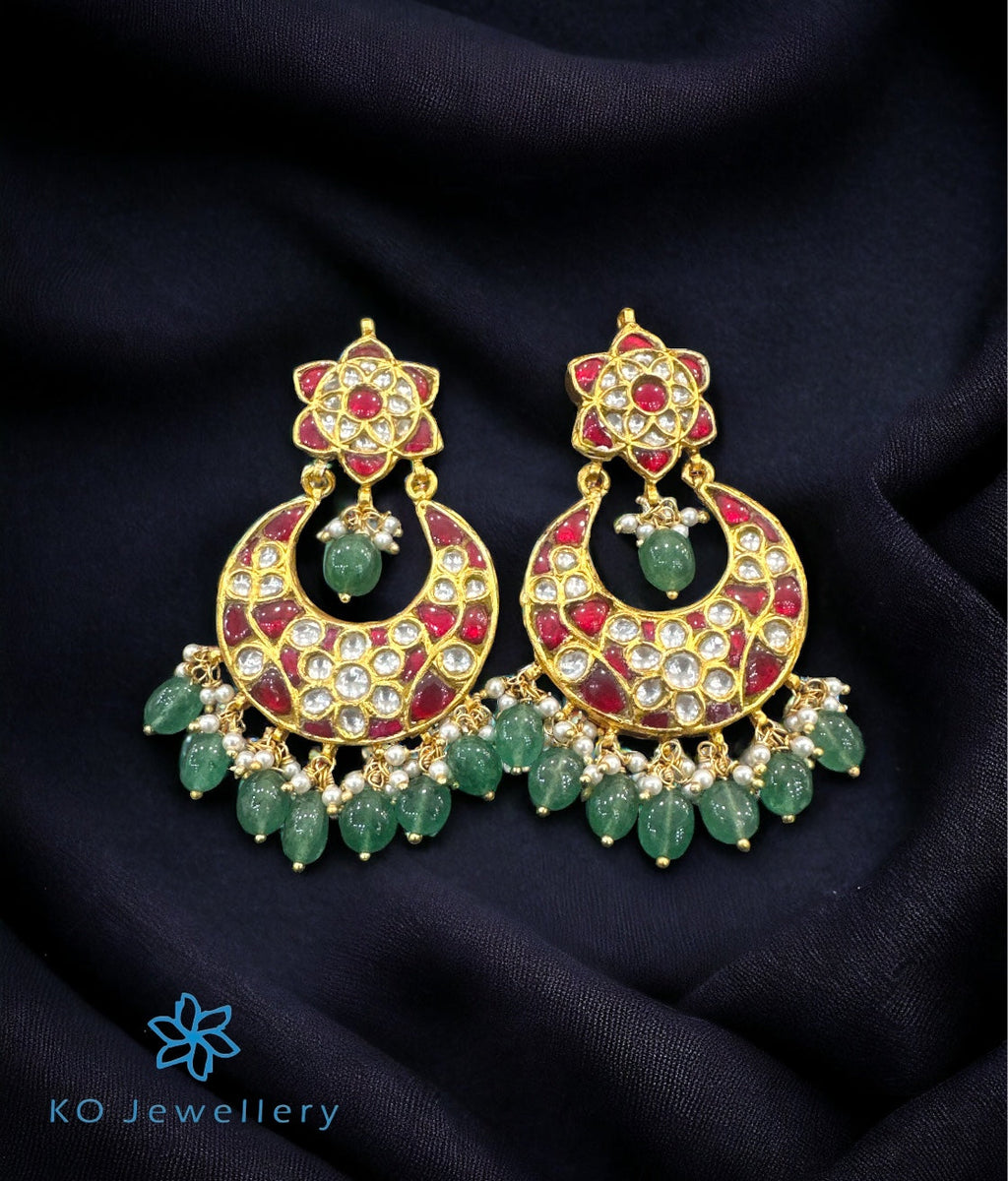 Chand balis, chaand bali earrings in silver and gold plated silver — KO ...