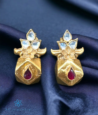 The Gehna Silver Kundan Earrings