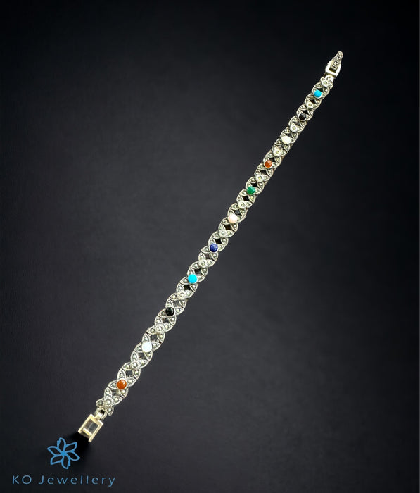 The Poppy Sparkle Silver Marcasite Bracelet