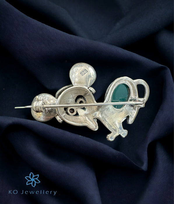 The Remy Marcasite Silver Brooch