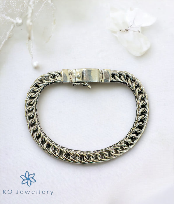 The Gideon Links Silver Bracelet