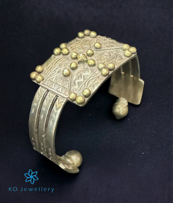 The Kavach Silver Open Bracelet