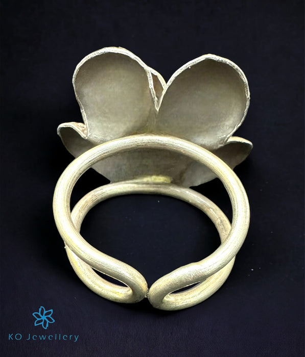 The Silver Rose Finger Ring