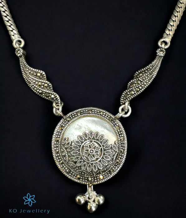 The Atara Silver Marcasite Necklace